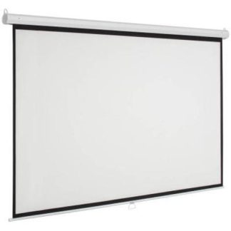 PANTALLA DE PROYECCION DE PARED MANUAL MSC154 MULTIMEDIA SCREEN 1.54X1.54M. 86 PULGADAS DIAGONALES.