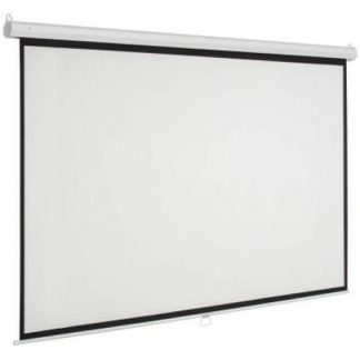 PANTALLA DE PROYECCION DE PARED MANUAL MSC216 MULTIMEDIA SCREEN 2.16X2.16M. 120 PULGADAS DIAGONALES.