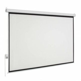 PANTALLA DE PROYECCION ELECTRICA DE COLGAR MSE154 MULTIMEDIA SCREEN 1.54X1.54M. 86 PULGADAS DIAGONALES. INCLUYE C.R. INALAMBRICO Y ALAMBRICO