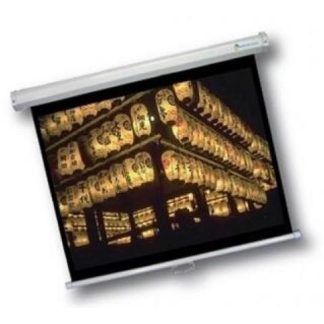 PANTALLA DE PROYECCION MULTIMEDIA SCREENS MSC244 136 PULGADAS MANUAL PARED COLOR BLANCO