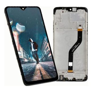 PANTALLA PARA SAMSUNG A20S A207 INCELL COMPLETA CON MARCO NEGRO