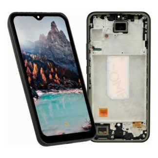PANTALLA PARA SAMSUNG A34 5G A346M OLED REDUCIDA CON MARCO NEGRO