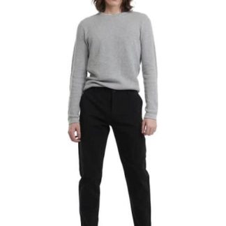 PANTALON CINTURA REGULAR CORTE SKINNY NEGRO D.E.E.P SELECTION