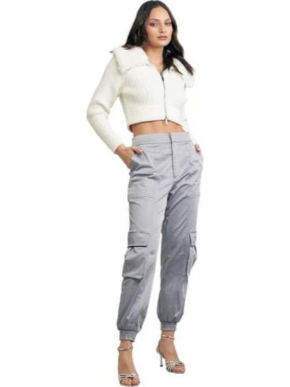 JOGGER CINTURA ALTA GRIS HOLLY LAND - Image 2