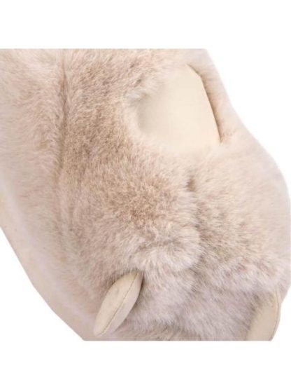 PANTUFLA GARRA PELUCHE BEIGE LOVE TO LOUNGE - Image 6