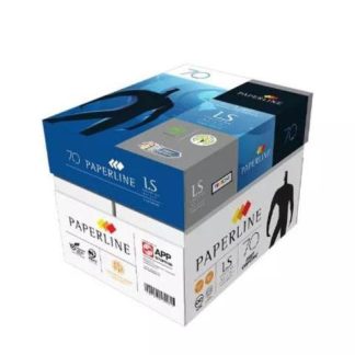 PAPEL BOND PAPERLINE 48991389136438 CAJA CON 10 PAQUETES CON 500 HOJAS TAMANO CARTA 21.6 CM X 27.9 CM 95 BLANCURA 70 GRAMOS ALTA BLANCURA