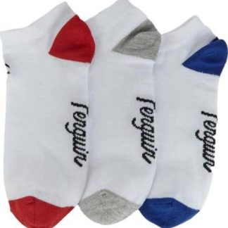 PAQ. 3 TIN CORTO LISO PUNTA-TALON DE COLOR PENGUIN MULTICOLOR PENGUIN
