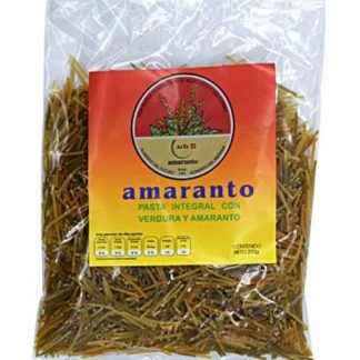 PASTA INTEGRAL CON VERDURA Y AMARANTO FIDEO 200 G ARTE AMARANTO