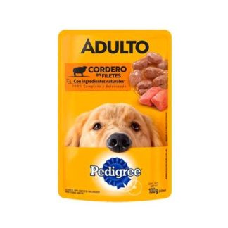 PEDIGREE ADULTO CORDERO SOBRE DE 100 GR