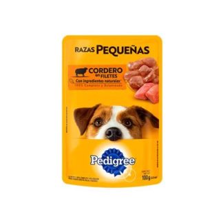 PEDIGREE RAZAS PEQ CORDERO SOBRE DE 100 GR