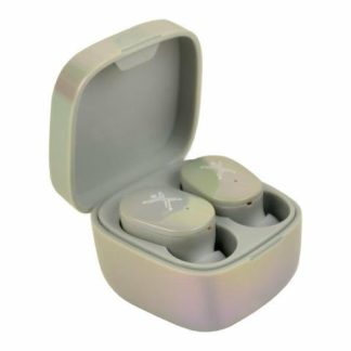PERFECT CHOICE AUDIFONOS INTRAURICULARES CON MICROFONO TWS MINI PEARL INALAMBRICO BLUETOOTH USB-C GRIS
