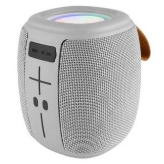 PERFECT CHOICE BOCINA NOVEL DRUM BLUETOOTH INALAMBRICO 100W PMPO GRIS - RESISTENTE AL AGUA