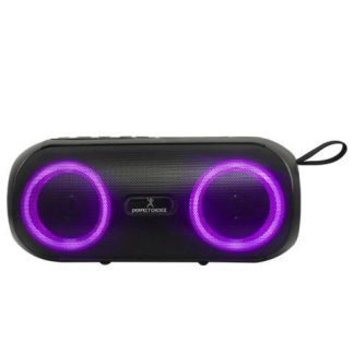 PERFECT CHOICE BOCINA PORTATIL PC-113096 BLUETOOTH INALAMBRICO 16W RMS AUX NEGRO - RESISTENTE A SALPICADURAS
