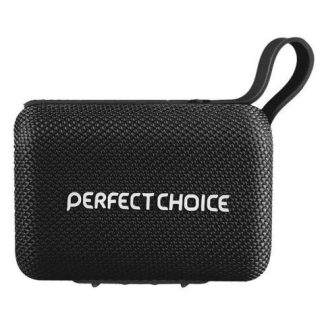 PERFECT CHOICE BOCINA PORTATIL SUGARY BLUETOOTH INALAMBRICO 10W RMS NEGRO