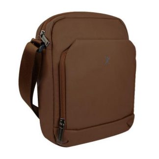 PERFECT CHOICE BOLSO CRUZADO DE POLIESTER PC-085034 21.5 X 9 X 24.5 CM AVELLANA