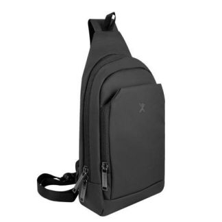 PERFECT CHOICE BOLSO CRUZADO DE POLIESTER PC-085041 19 X 13 X 28.8 CM NEGRO