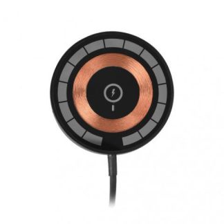 PERFECT CHOICE CARGADOR MAGNETICO VOLTUS USB-C 5 - 9V 2A NEGRO