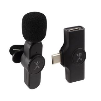 PERFECT CHOICE MICROFONO FIDELITY INALAMBRICO USB TYPO C 30 OHMIO NEGRO