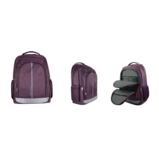 PERFECT CHOICE MOCHILA DE NYLON ESSENTIAL PARA LAPTOP 17 PURPURA