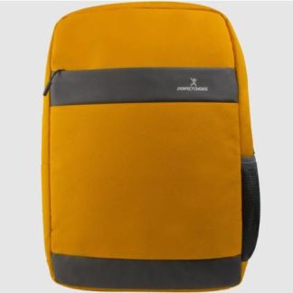 PERFECT CHOICE MOCHILA DE POLIESTER BOLD PARA LAPTOP 15.6 AMARILLO