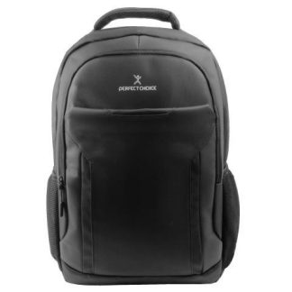 PERFECT CHOICE MOCHILA DE POLIESTER FOLK PARA LAPTOP 15.6 NEGRO
