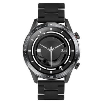 PERFECT CHOICE SMARTWATCH BASALTO TOUCH BLUETOOTH 5.0 ANDROID-IOS NEGRO INCLUYE CORRE ADICIONAL CAFE