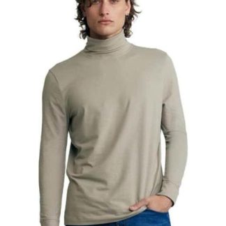 PLAYERA MANGA LARGA CUEELO ALTO MARFIL D.E.E.P SELECTION