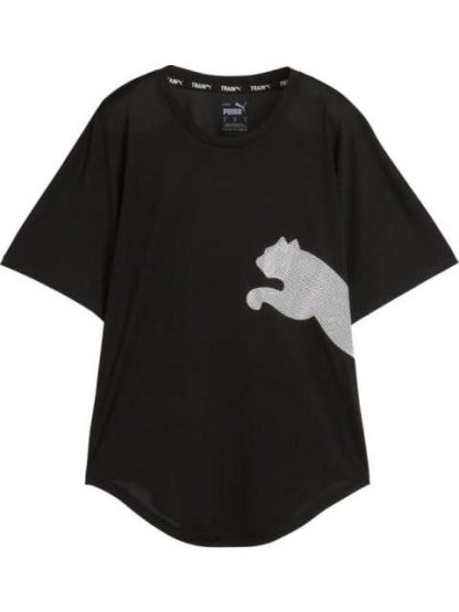 PLAYERA TRAIN ALL DAY BIG CAT TEE NEGRO PUMA