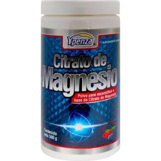 POLVO CITRATO DE MAGNESIO SABOR FRUTOS ROJOS 500 GR SOLO PARA DIABETICOS