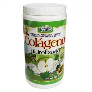 POLVO COLAGENO HIDROLIZADO BEBIDA SABOR MANZANA 500 GR SOLO PARA DIABETICOS