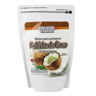 POLVO PARA PREPARAR BEBIDA DE COCO INSTANTANEA BOLSA 500 GRS CERO GN+VIDA