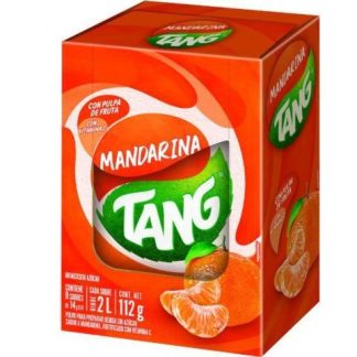 POLVO PARA PREPARAR BEBIDA TANG SABOR MANDARINA PAQUETE CON 8 SOBRES