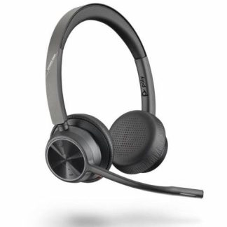POLY AUDIFONOS CON MICROFONO VOYAGER 4320 UC BLUETOOTH INALAMBRICO USB-A NEGRO