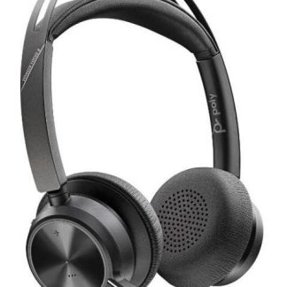 POLY AUDIFONOS CON MICROFONO VOYAGER FOCUS 2 UC BLUETOOTH ALAMBRICO-INALAMBRICO USB-A NEGRO