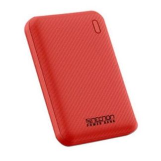 POWERBANK NPW05FB NECNON 5000MAH CARGA 2.1A 1 A 2 CARGAS INDICADOR LED ENTRADA Y SALIDA TIPO C ROJO CARGA ACELERADA NBPB0502FB