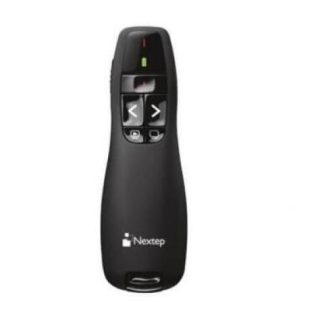 PRESENTADOR INALAMBRICO NEXTEP NE420 CON APUNTADOR LASER DE COLOR ROJO BATERIA AA ALCANCE 20 METROS