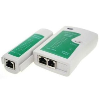 PROBADOR DE CABLES RJ45-RJ11 DATA COMPONENTS 567357 COLOR BLANCO RJ11 RJ12 Y RJ45 LAN