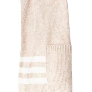 REBOZO CHAL PARA DAMA UNITALLA DE CHENILLE CON BOLSILLOS BEIGE HOLLY LAND
