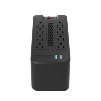 REGULADOR AUTOMATICO DE VOLTAJE FORZA (FVR1221USB) COLOR NEGRO CAPACIDAD DE 1200VA Y 600W