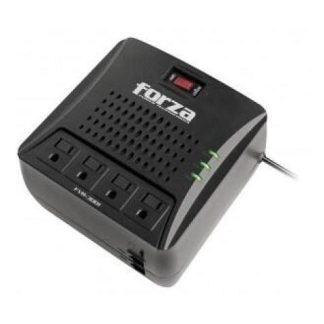 REGULADOR FORZA NEGRO HOGAR Y OFICINA 3000 VA 1500 W