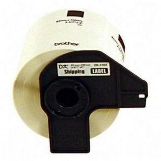 ROLLO DE ETIQUETA BROTHER DK1202 PRE-CORTADA 2.4 X 3.9 (62MM X 100 M