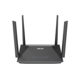 ROUTER ASUS GIGABIT ETHERNET DE BANDA DUAL RTAX52 AX1800 CON AIMESH INALAMBRICO 1201 MBIT-S 4X RJ45 2.4-5GHZ CON 4 ANTENAS EXTERNAS.