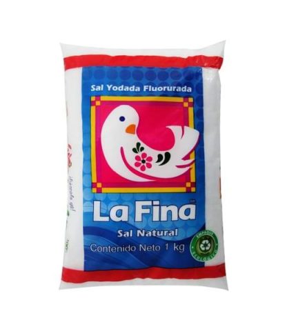 SAL DE MESA LA FINA 1 KILOGRAMO
