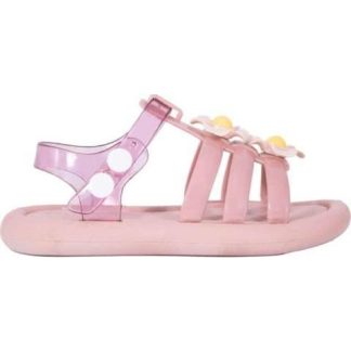 SANDALIA BAÑO CON FLORES ROSA VIVIS SHOES KIDS