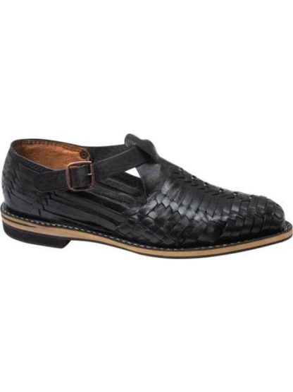 SANDALIA CASUAL HUARACHE ARTESANAL NEGRO KAFE - Image 2