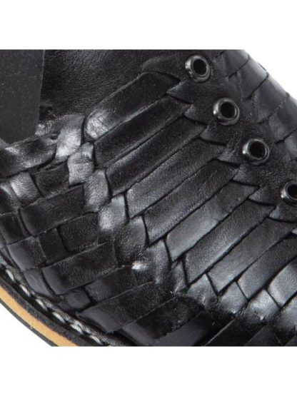 SANDALIA CASUAL HUARACHE ARTESANAL NEGRO KAFE - Image 6