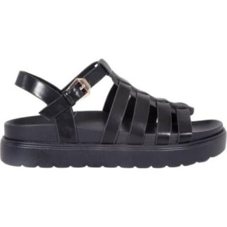 SANDALIA CASUAL MONOCOLOR NEGRO VI LINE FASHION