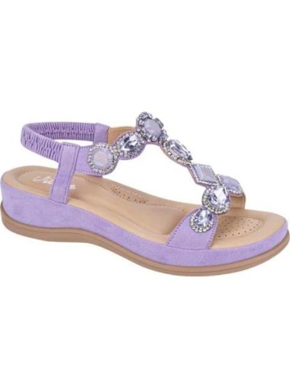 SANDALIA CONFORT PIEDRAS LILA VI LINE - Image 2