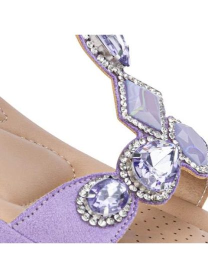 SANDALIA CONFORT PIEDRAS LILA VI LINE - Image 6
