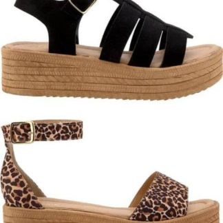 SANDALIA PLANA ALTURA MEDIA MULTICOLOR VI LINE